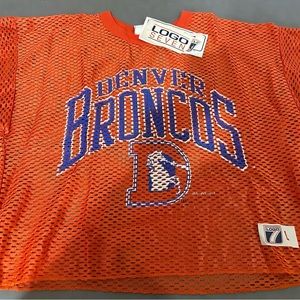 Denver broncos logo seven practice jersey vintage NWT
